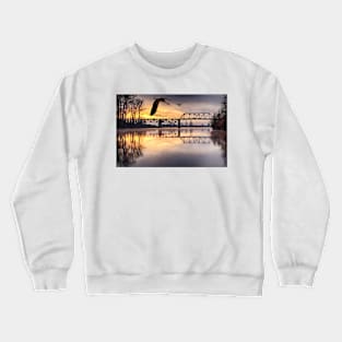 Dawn on the Snohomish Crewneck Sweatshirt